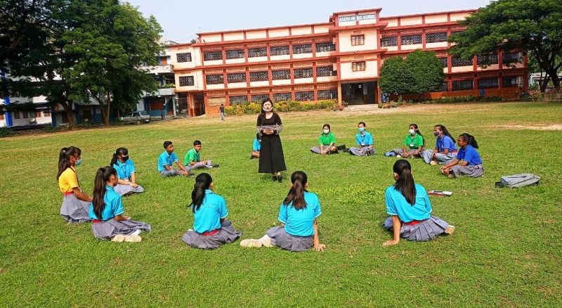 Assisi Peace Club members attending the trained on how to intervene and resolve issues in the school, in their homes and locality held on November 20 and 22.